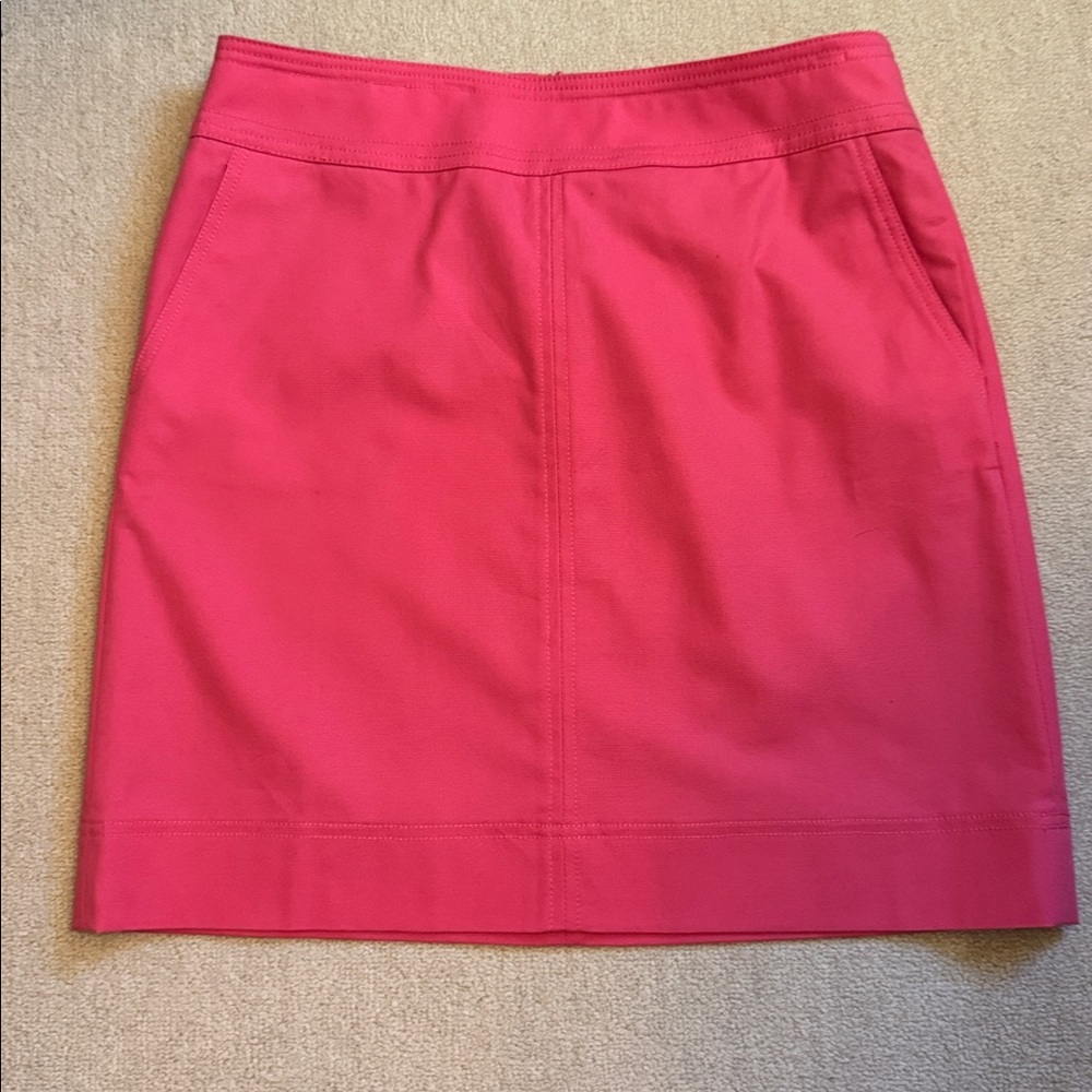 Size 8 Talbots Vibrant coral skirt